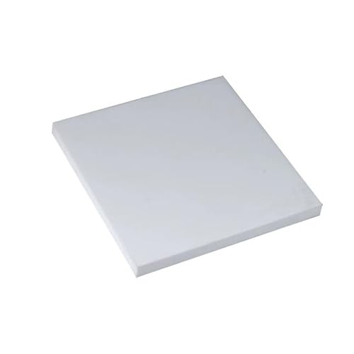 1 Stück anpassbare PTFE-Platte 0,5 mm - 30 mm | Platte for industrielle Anwendungen(300mm x 300mm x 10mm) von MAPFei