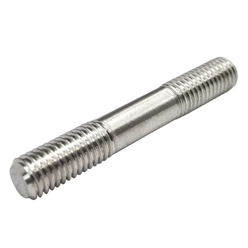 10 Stück doppelseitige Gewindestangen aus Edelstahl – langlebige Stehbolzen mit Doppelkopf for den industriellen Einsatz(M4 70mm) von MAPFei