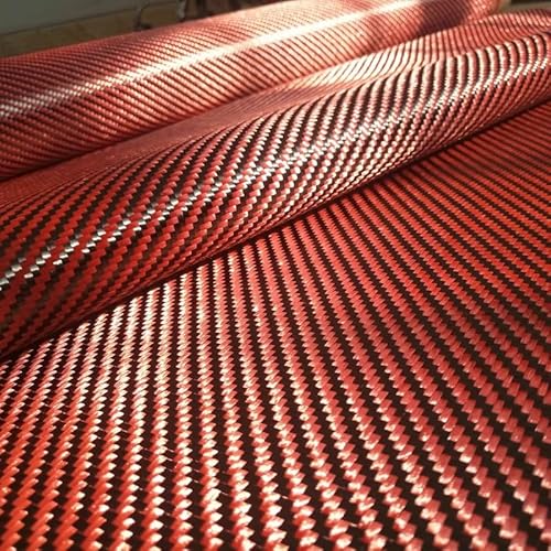 Hybrid-Carbongewebe, 200 g/m², 2 x 2 Köper – 1 m/2 m Rollen for Autofolierung und industrielle Verstärkung(1m x 1m) von MAPFei