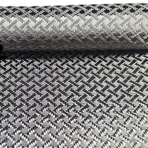 Premium 3K Carbonfasertuch – 240 g X-Grain-Gewebe for die Dekoration von Auto- und Motorradteilen – DIY(100cmX100cm) von MAPFei