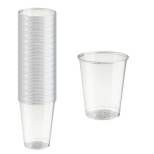 MAQA 100 Stück PLA-Becher 200 ml für Erfrischungsgetränke, transparente Einwegbecher, kompostierbare Einwegbecher MAQA 100 Stück PLA-Becher 200 ml für Erfrischungsgetränke, transparente Einwegbecher, kompostierbare Einwegbecher von MAQA