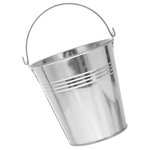 2 stücke Kleine IronIce Eimer Container for Eis Cookie Metall Chips Cube Lagerung Halter Französisch Frites Blumentopf Stehen FüR EiswüRfel von MAQDDO