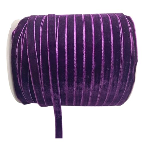 5 stücke Samt Band Handgemachte Hochzeit Party Dekoration for Geschenk Verpackung DIY Haar Bögen Nähen Handwerk FüR Handwerk(Color 14,10mm) von MAQDDO
