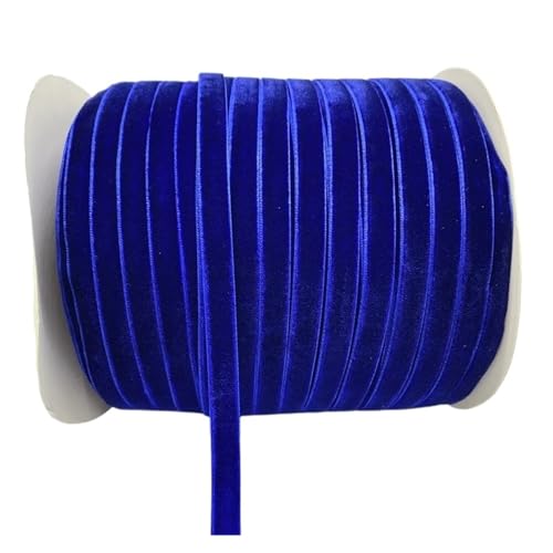 5 stücke Samt Band Handgemachte Hochzeit Party Dekoration for Geschenk Verpackung DIY Haar Bögen Nähen Handwerk FüR Handwerk(Color 8,10mm) von MAQDDO