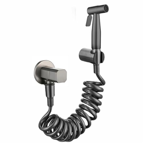 Bidet Sprayer Douche WC Kit Duschkopf Kupfer Ventil Set Jet Wasserhahn Hand FüR Dusche(Set B) von MAQDDO