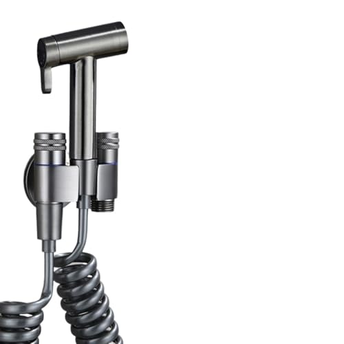 Bidet-Wasserhähne, Dual-Funktions-Hand-Bidet-Sprühset for Toilette, Handbrause, Badezimmer, hygienische Dusche FüR Dusche(Copper Spray Set-B) von MAQDDO