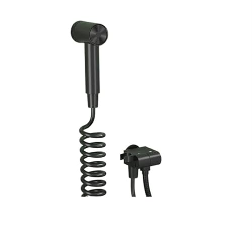 Bidet-Wasserhahn, WC, Dusche, Wasserhahn, Waschmaschine, Mixer, Kaltwasser-Duschsprüher-Set, Hand-WC-Bidet-Sprüher FüR Dusche(Black) von MAQDDO