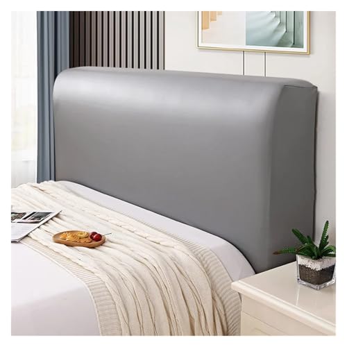 Elastische All-Inclusive-Bettkopfbezüge Home Modern Wasserdichter Stoff-Nachttischbezug Leder-Kopfteilbezug FüR Schlafzimmer(Color 1,1.2M) von MAQDDO