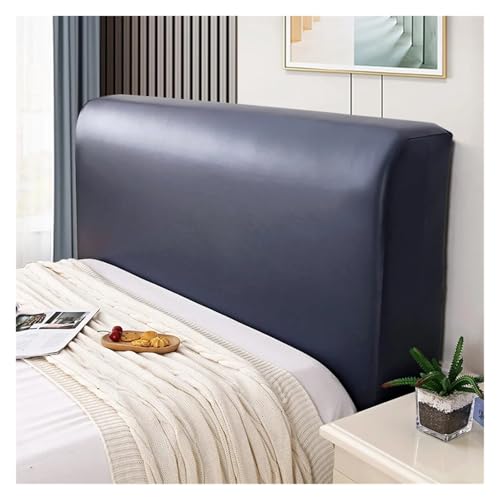 Elastische All-Inclusive-Bettkopfbezüge Home Modern Wasserdichter Stoff-Nachttischbezug Leder-Kopfteilbezug FüR Schlafzimmer(Color 3,1.8M) von MAQDDO