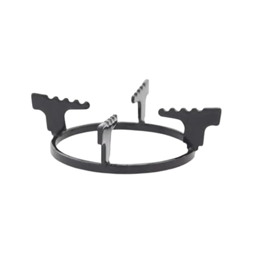 Gasherd Rack 2 stücke Eisen Gas Ringe Minderer Unterstützung Regal Kaffee Topf Köcheln Ringe Gasherd Abdeckung for Wärmer Küche Camping Tee gasherd Rack von MAQDDO