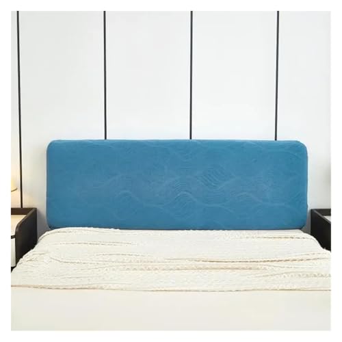 MAQDDO 1 PC-Kopfteilbezug, Wellenmuster, Kopfteilbezug, gestrickt, elastisch, Jacquard, Nachttischbezug for Bett im Schlafzimmer FüR Schlafzimmer(Color 3,220CM) von MAQDDO