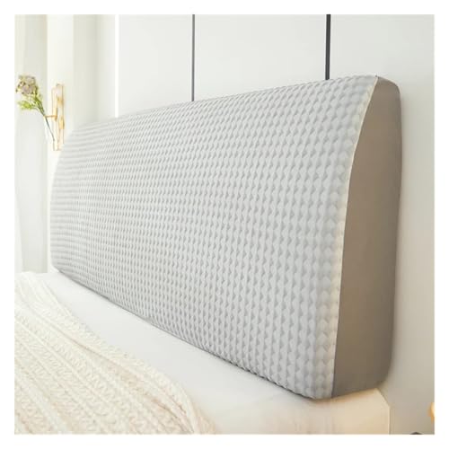 MAQDDO 1pc Kopfteil Abdeckung Elastische Bett Kopf Protector Schutzhülle All-Inclusive BedHead for Wohnkultur FüR Schlafzimmer(Color 1,L150cm H50-60cm) von MAQDDO