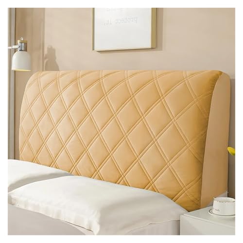 MAQDDO All-Inclusive-Kopfteilbezug aus weichem, gestepptem Stoff, verdickter, Heimdekoration, einfarbig, Bettrückenbezug FüR Schlafzimmer(Color 8,W200 x H70cm) von MAQDDO