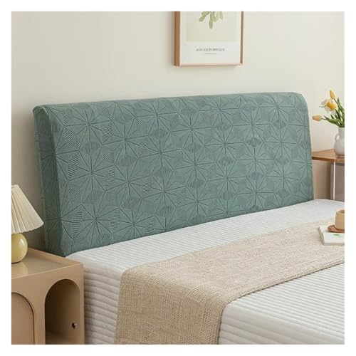 MAQDDO All-Inclusive-Kopfteilbezug aus weicher, glatter, gesteppter Polyesterfaser, einfarbiger Schutzbezug for die Bettrückseite FüR Schlafzimmer(Green,2.0m) von MAQDDO