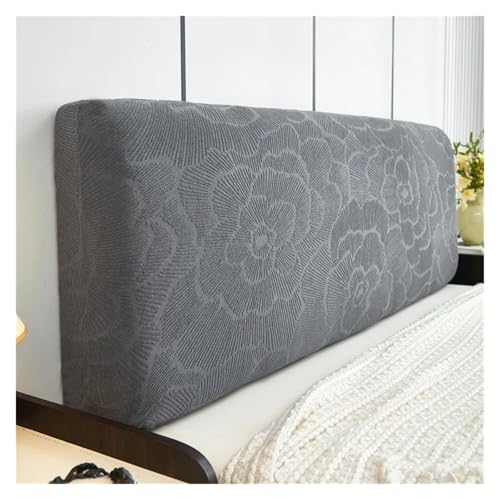 MAQDDO Bettkopfteilbezug, einfarbig, Stretch-Bettkopfteilbezug, All-Inclusive-Bettseitenschutzbezug FüR Schlafzimmer(Color 4,L150cm H50-60cm) von MAQDDO