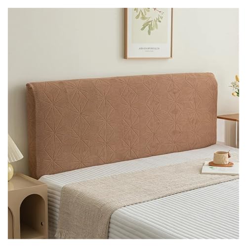MAQDDO Bettüberwurf, Nachttischbezug, vollständige Abdeckung, Schlafzimmerdekor, Kopfteilbezug, Bettrückenlehnenschutz FüR Schlafzimmer(Coffee,Length 150cm) von MAQDDO