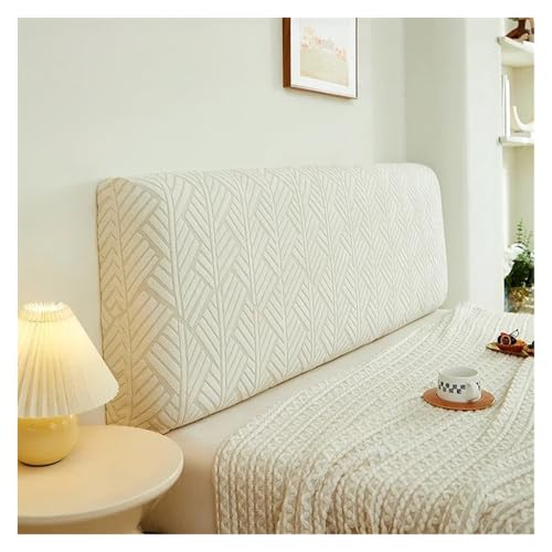 MAQDDO Einfarbiger Bettkopfteilbezug, Abnehmbarer Stretch-Bettkopfteilbezug, All-Inclusive-Rückenlehnenbezug for Schlafzimmer FüR Schlafzimmer(Color 4,L200cm H50-60cm) von MAQDDO