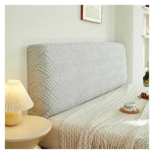 MAQDDO Einfarbiger Bettkopfteilbezug, Abnehmbarer Stretch-Bettkopfteilbezug, All-Inclusive-Rückenlehnenbezug for Schlafzimmer FüR Schlafzimmer(Color 5,L200cm H50-60cm) von MAQDDO