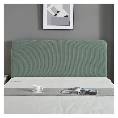 MAQDDO Elastischer Kopfteil-Schonbezug, verdicken Sie All-Inclusive-Bettkopfbezüge for zu Hause, Lange Rückenlehne, Bettkopfteilbezug FüR Schlafzimmer(Green,150-170cm) von MAQDDO