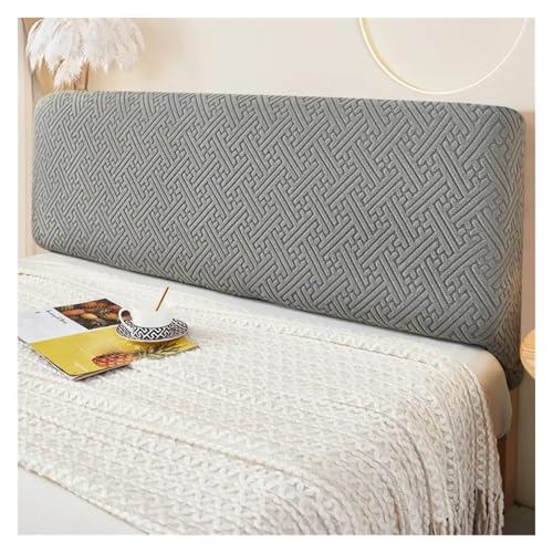 MAQDDO Jacquard-Kopfteilbezug, dehnbar, inklusive Kopfteilbezüge, einfarbig, verdickter Bettrückenschutzbezug FüR Schlafzimmer(Color 6,W180 x H50-60cm) von MAQDDO