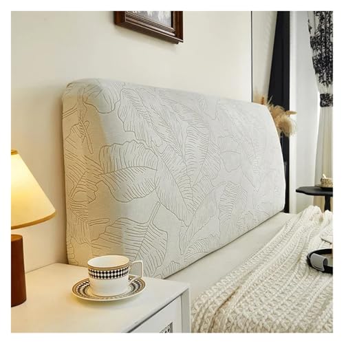 MAQDDO Jacquard-Kopfteilbezug, weicher, kurzer Samtbezug for Bettkopfteile, All-Inclusive-Bettschutzbezug, Schlafzimmerdekor FüR Schlafzimmer(Color 2,L120cm H50-60cm) von MAQDDO