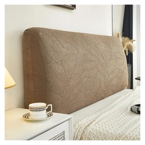 MAQDDO Jacquard-Kopfteilbezug, weicher, kurzer Samtbezug for Bettkopfteile, All-Inclusive-Bettschutzbezug, Schlafzimmerdekor FüR Schlafzimmer(Color 3,L180cm H50-60cm) von MAQDDO