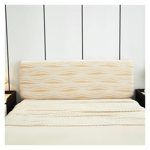 MAQDDO Kopfteilbezug, elastischer Jacquard-Nachttischbezug for das Bett im Schlafzimmer, leicht zu reinigender FüR Schlafzimmer(Color 1,150cm) von MAQDDO