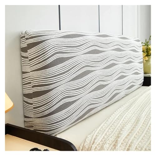 MAQDDO Weiche Kopfteil Abdeckung All-Inclusive Bett Kopf Wohnkultur Schlafzimmer BedHead Protector Funda Cabecero FüR Schlafzimmer(Color 4,L180cm H50-60cm) von MAQDDO