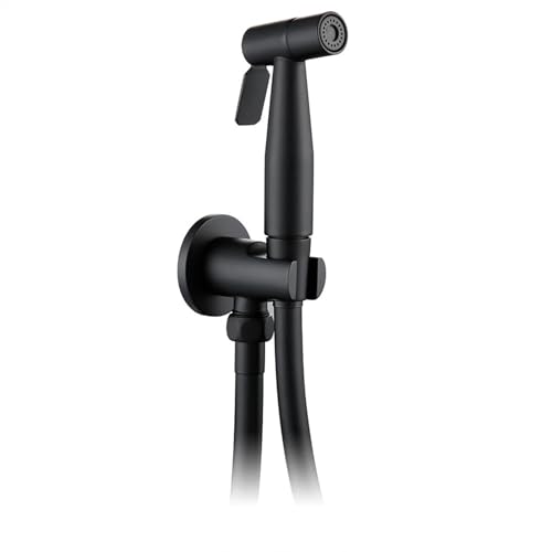 WC-Hand-Bidet-Sprüher-Set mit Schlauch und Halterung, Wand-Badezimmer-Hand-WC-Bidet-Sprühgerät FüR Dusche von MAQDDO