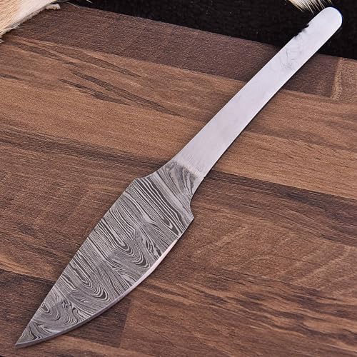 Damast Klinge Handgeschmiedete Damast Rohling Damascus blank blade 6141 von MAQSON