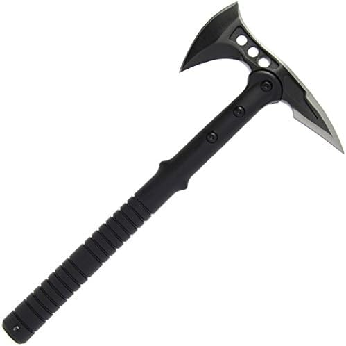 Tactical Tomahawk-Design AXT schwarz MIT KOPFTASCHE Rettungsaxt Camping Axt Beil Maq2083 von MAQSON
