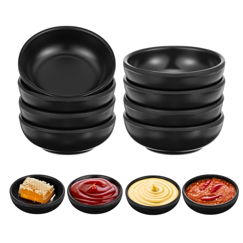 MAQUITA 12-teiliges Dip-Schüssel-Set, 48 ml, Soja-Schalen, klein, zum Dippen von Tomatensauce, Soja, BBQ und anderen Partyzubehör von MAQUITA