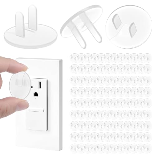 Steckdosenabdeckungen für Steckdosen, einfache Installation, stabil, sicher, für Zuhause, Büro, 200 Stück von MAQUITA