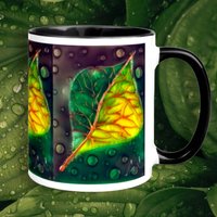 Keramiktasse "Herbst Blatt" Von Maria Marachowska Keramiktasse "Herbst Blatt" Von Maria Marachowska von MARACHOWSKAART