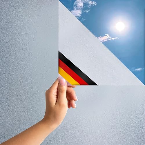 MARAPON® Fensterfolie Blickdicht von außen [1.05x4 m] inkl. eBook und Videoanleitung - Klebefolie Sichtschutzfolie für Fenster - Milchglasfolie - Folie für Fenster Sichtschutz Küche Bad Büro von MARAPON