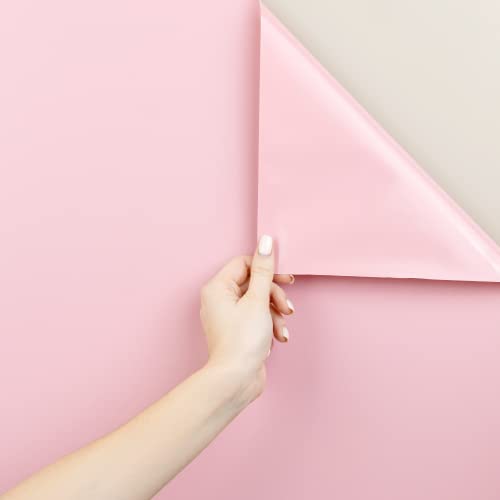 MARAPON® Klebefolie für Möbel in Rosa [60x200 cm] Möbelfolie - Unicolor selbstklebende Folie in Matt für Küche, Wohnzimmer, Kinderzimmer und alle glatten Oberflächen - ohne Weichmacher von MARAPON