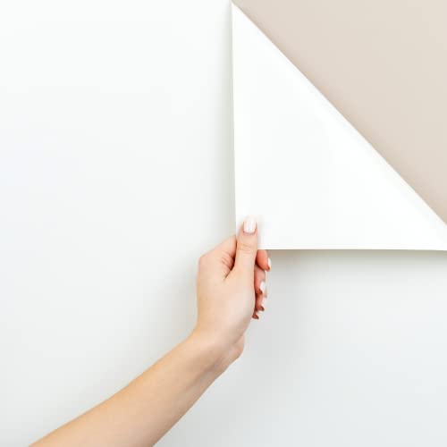 MARAPON® Klebefolie für Möbel in Weiß [75x200 cm] Möbelfolie - Unicolor selbstklebende Folie in Matt für Küche, Wohnzimmer, Kinderzimmer und alle glatten Oberflächen - ohne Weichmacher von MARAPON