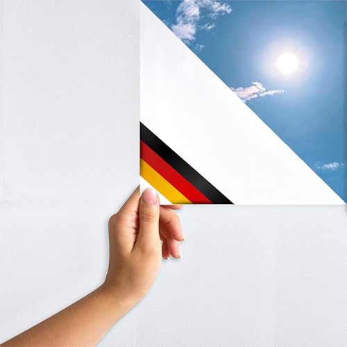 MARAPON® Milchglasfolie blickdichte Verdunkelung [0.60x4 m] inkl. eBook und Videoanleitung - Klebefolie Sichtschutzfolie für Fenster - Fensterfolie - Folie für Fenster Sichtschutz Küche Bad Büro von MARAPON
