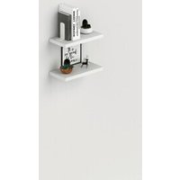 Marca - paar wäscheservice-regale 45 x 23 cm weiss von MARCA
