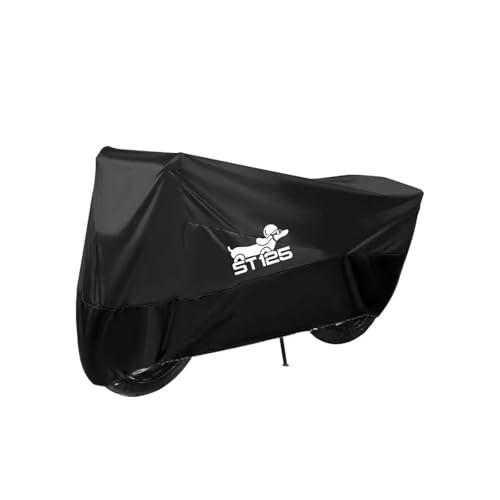 MARCAI Motorradabdeckung Für HON&DA Für DAX ST125 ST 125 Motorradabdeckung Wasserdicht Regen- Und Staubdicht Den Außenbereich Geeignet(Schwarz,L for 180cm) von MARCAI