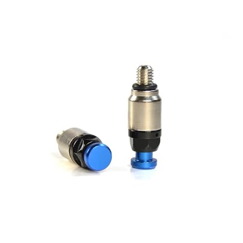 Motorrad Gabelentlüfter Für KA&WASAKI KX125 KX250 KXF250 KXF450 CRF450 YZ125 WR250 Motorrad M5X0.8 Vorderradgabel-Entlüftungsventile(Blau) von MARCAI