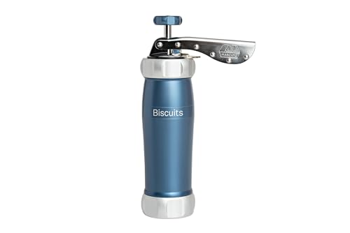 MARCATO Keksausstecher Biscuits Powder Keksmaschine Blau Eloxiertes Aluminium Verschiedene Formen 25x10x5 cm Einfach zu bedienen MARCATO Keksausstecher Biscuits Powder Keksmaschine Blau Eloxiertes Aluminium Verschiedene Formen 25x10x5 cm Einfach zu bedienen von MARCATO