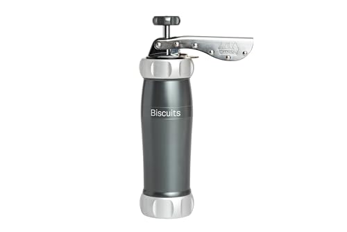 MARCATO Keksausstecher Keks-Maschine Biscuits Powder Grau eloxiertes Aluminium Verschiedene Formen 25x10x5 cm Einfach zu bedienen MARCATO Keksausstecher Keks-Maschine Biscuits Powder Grau eloxiertes Aluminium Verschiedene Formen 25x10x5 cm Einfach zu bedienen von MARCATO