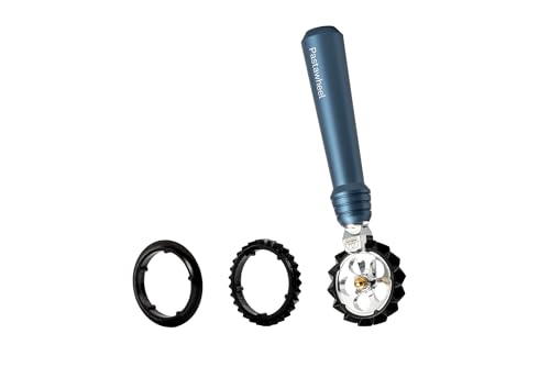 MARCATO Pastawheel Teigschneider, Powder Blau, eloxiertes Aluminium, 15 x 3 x 3 cm, präziser Schnitt, elegantes Design von MARCATO