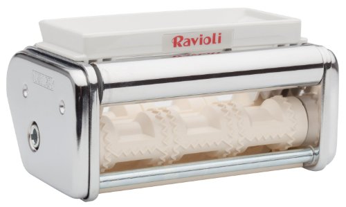 Marcato Atlas Ravioli Pasta Cutter Attachment, 8323, Made in Italy, Works with Atlas 150 Pasta Machine by Marcato Atlas Ravioli Pasta Cutter Attachment, 8323, Made in Italy, Works with Atlas 150 Pasta Machine by von Marcato