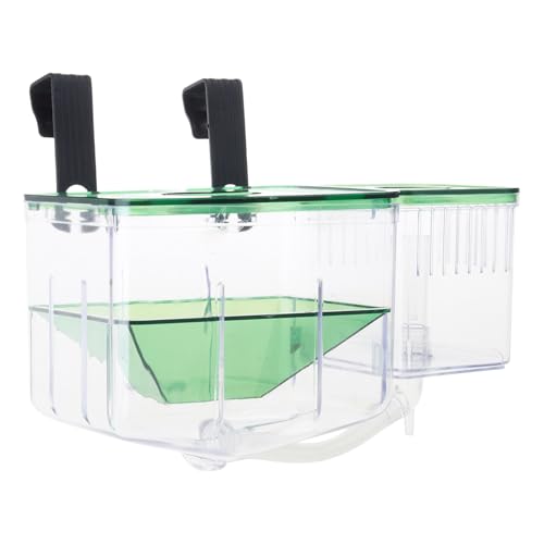 MARCBUSE Baby-Fischzuchtbox, transparente Isolationsboxen, Aquarium-Brutkasten mit Haken für Neugeborene, Garnelen, Fisch-Isolationsbecken von MARCBUSE