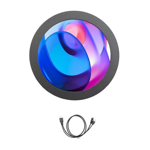 USB Typ C Sekundärdisplay 7,1 cm (2,8 Zoll), 480 x 480, für PC-Builds mit dynamischen Video-Hintergründen und Metallgehäuse, LCD-Monitor von MARCBUSE