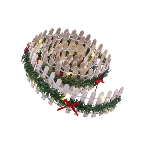 Weihnachten Miniatur Feen Gartenzaun Landschaft Ornament Holz Dekorativer Lattenzaun für Weihnachten Puppenhäuser Miniatur Feen Garten Zubehör Weihnachten Miniatur Feen Gartenzaun Landschaft Ornament Holz Dekorativer Lattenzaun für Weihnachten Puppenhäuser Miniatur Feen Garten Zubehör von MARCBUSE