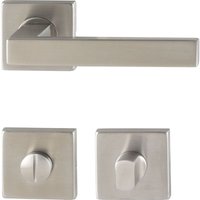 Marchesi - Drückergarnitur chia wc, mit Stütznocken, Edelstahl matt von MARCHESI