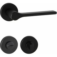 Marchesi - Drückergarnitur zadar auf Rosette wc, 38-45 mm, Zamak schwarz matt Marchesi - Drückergarnitur zadar auf Rosette wc, 38-45 mm, Zamak schwarz matt von MARCHESI